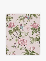 Papel pintado de pájaros y flores en malva - Imagen 2 de 4