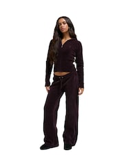 Juicy Couture Red Maya Knit Hoodie - Image 3 of 4