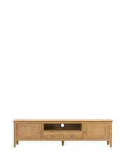 Julian Bowen Oak Cotswold TV Stand - Image 3 of 5