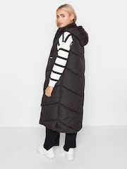 PixieGirl Petite Black Chevron Padded Gilet - Image 2 of 4