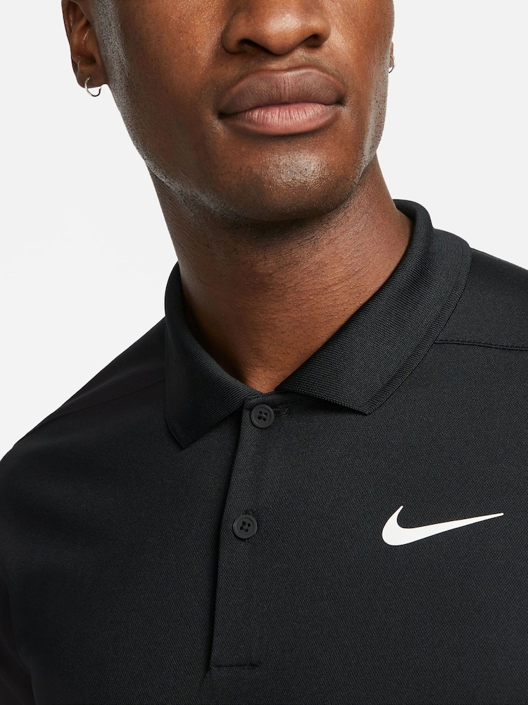 Nike Black Court Dri-FIT Golf Polo Shirt - Image 3 of 8