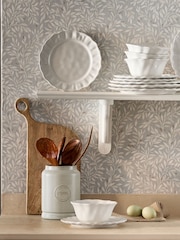 Grey Ditsy Leaf 10M Wallpaper - Image 2 of 5