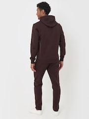 Threadbare Brown Cotton Rich Hoodie and Joggers Set - Image 2 of 5