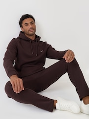 Threadbare Brown Cotton Rich Hoodie and Joggers Set - Image 3 of 5
