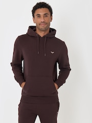 Threadbare Brown Cotton Rich Hoodie and Joggers Set - Image 5 of 5