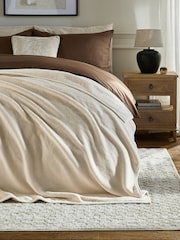 Ivory Marshmallow Soft Fleece Throw - Image 1 of 4