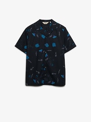 Superdry Black Cabana Print Short Sleeve Shirt - Image 6 of 7