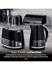 Tower Black Solitaire 2 Slice Toaster - Image 7 of 8