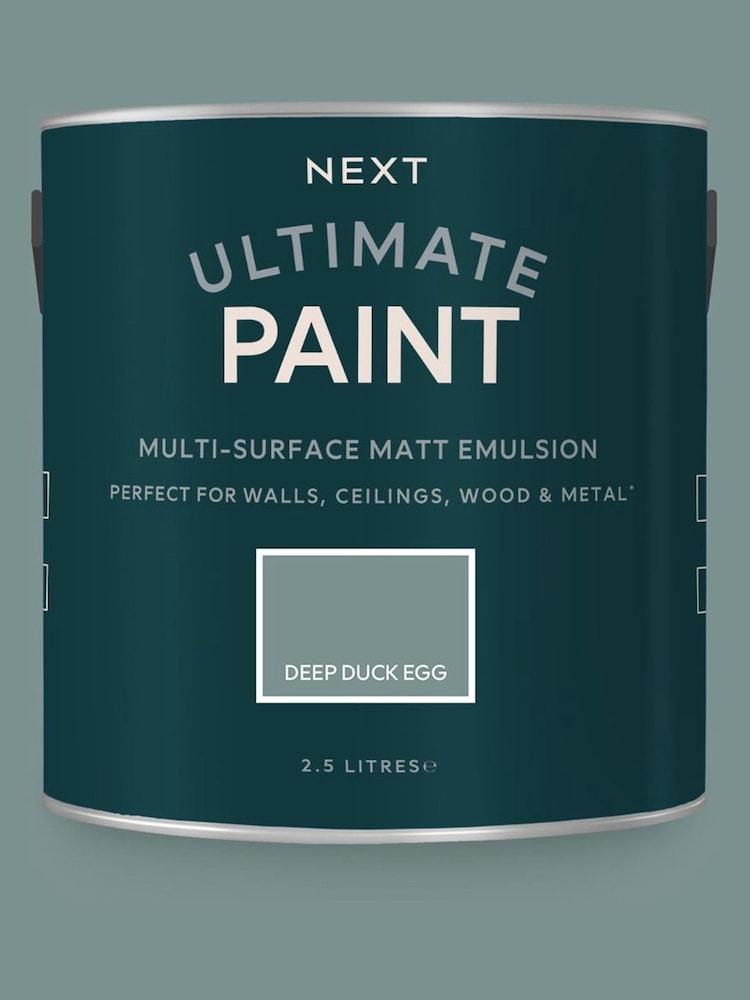Deep Duck Egg Ultimate Multi-Surface 2.5L Paint - Image 2 of 5 Deep Duck Egg Ultimate Multi-Surface 2.5L Paint - Image 2 of 5