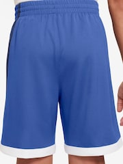 Синий - Nike шорты с логотипом-галочкой и принтом Dri-fit - Image 5 of 9