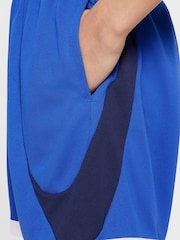 Синий - Nike шорты с логотипом-галочкой и принтом Dri-fit - Image 7 of 9