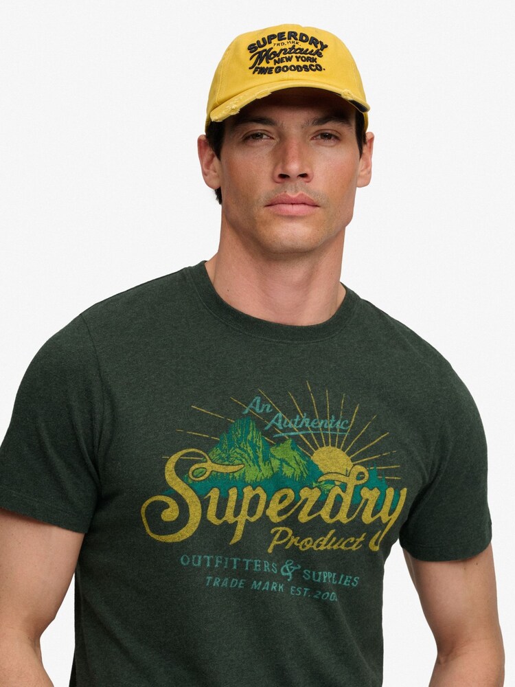 SUPERDRY Yellow SUPERDRY Vintage Applique Baseball Cap - Image 1 of 5 SUPERDRY Yellow SUPERDRY Vintage Applique Baseball Cap - Image 1 of 5