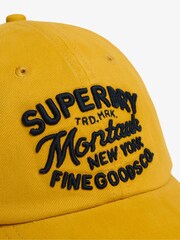 SUPERDRY Yellow SUPERDRY Vintage Applique Baseball Cap - Image 5 of 5