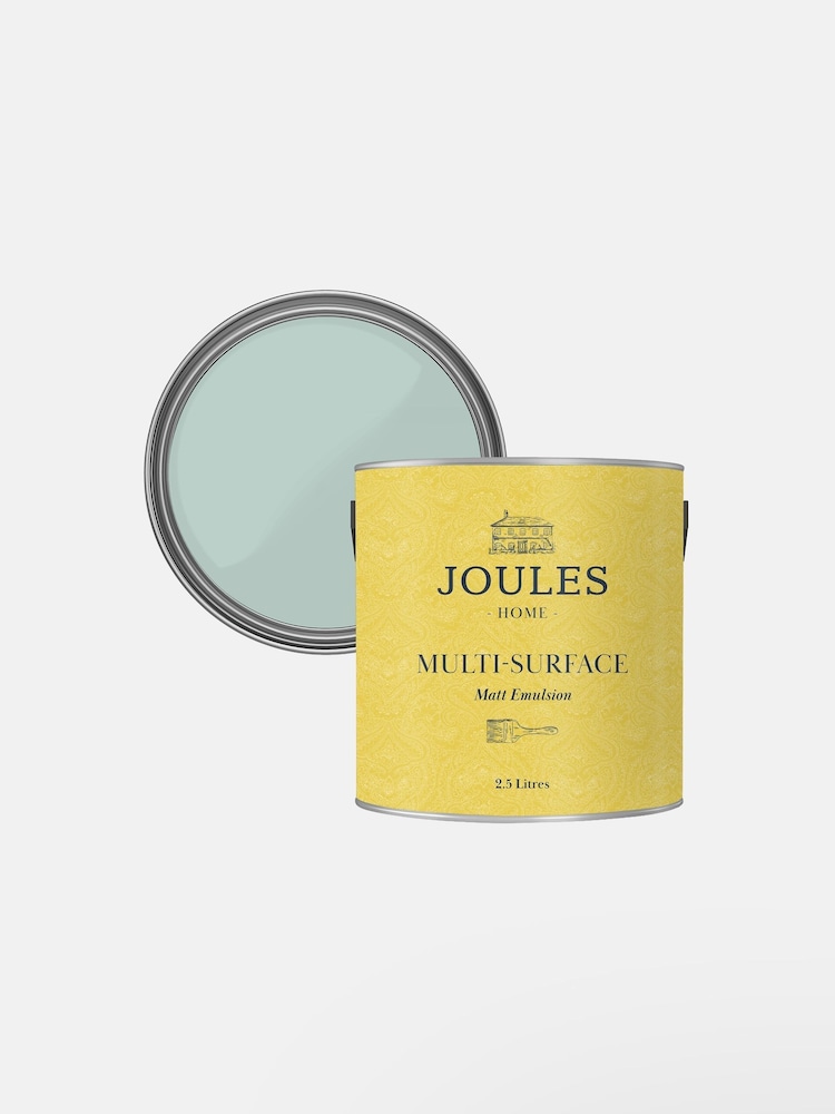 Joules Faded Woad Blue Multi Surface Matt Emulsion 2.5L Paint - Image 4 of 4 Joules Faded Woad Blue Multi Surface Matt Emulsion 2.5L Paint - Image 4 of 4