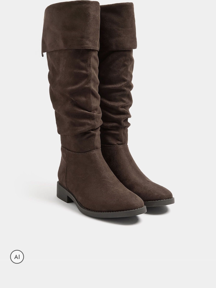 Botas fruncidas con vuelta de Yours Curve - Imagen 2 de 5