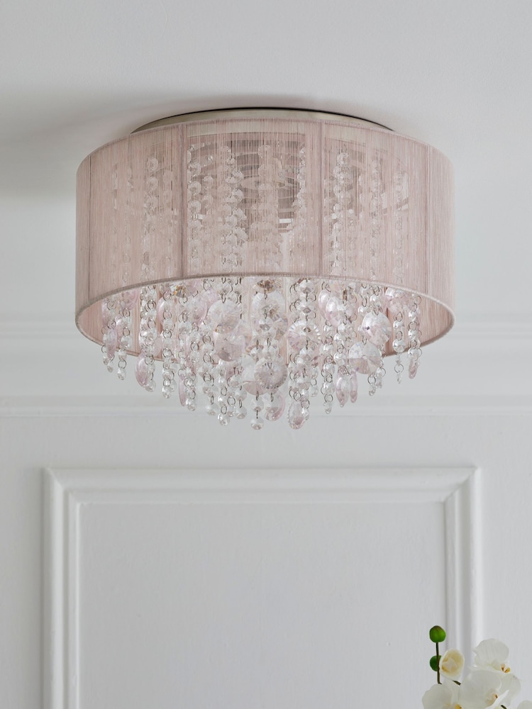 Pink Palazzo Flush Ceiling Light - Image 2 of 7