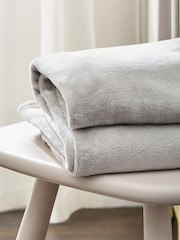 Decke aus flauschigem Fleece - Bild 3 von 4