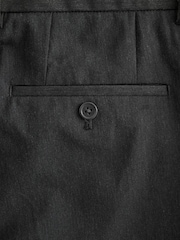 Charcoal Grey Skinny Fit Stretch Smart Trousers - Image 10 of 10