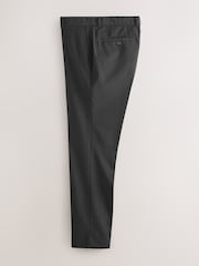 Charcoal Grey Skinny Fit Stretch Smart Trousers - Image 6 of 10