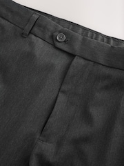 Charcoal Grey Skinny Fit Stretch Smart Trousers - Image 8 of 10