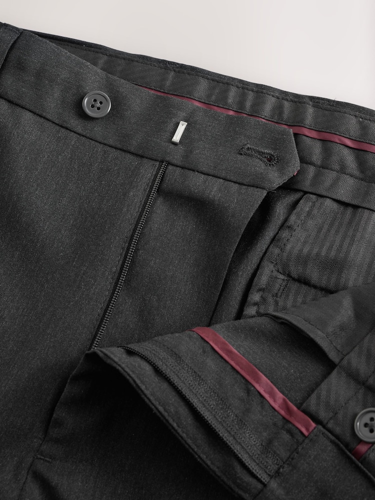 Buy Charcoal Grey Skinny Fit Stretch Smart Trousers from Next USA