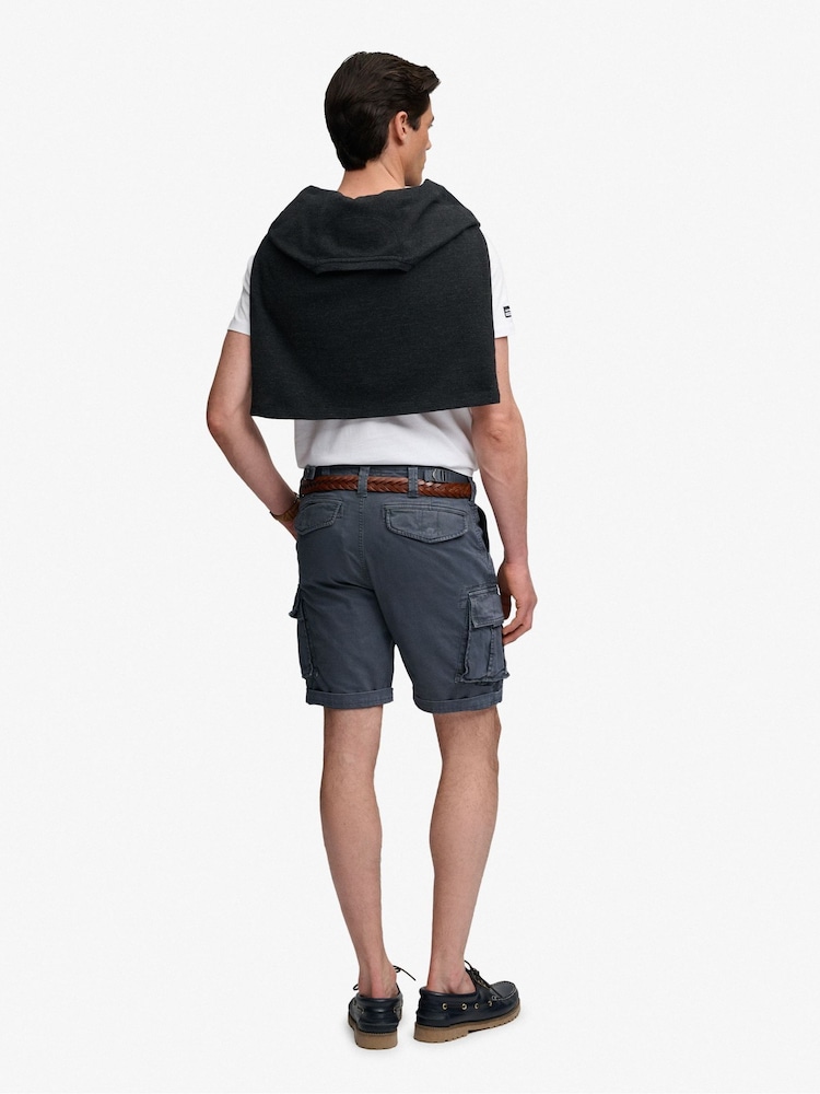 SUPERDRY Grey SUPERDRY Core Cargo Shorts - Image 2 of 5