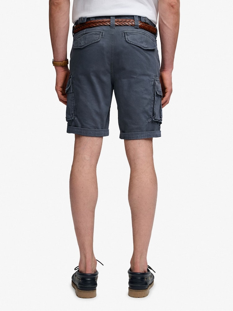 SUPERDRY Grey SUPERDRY Core Cargo Shorts - Image 5 of 5