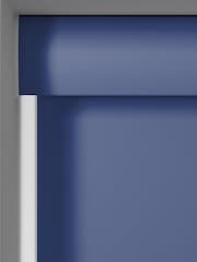 Cobalt Blue Echo Made to Measure Blackout Roller Blind - Image 3 of 6