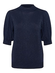 Kaffe Regina Turtleneck Half Sleeve Pullover - Image 5 of 6