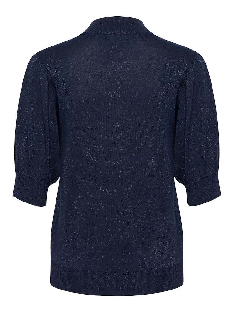Kaffe Regina Turtleneck Half Sleeve Pullover - Image 6 of 6