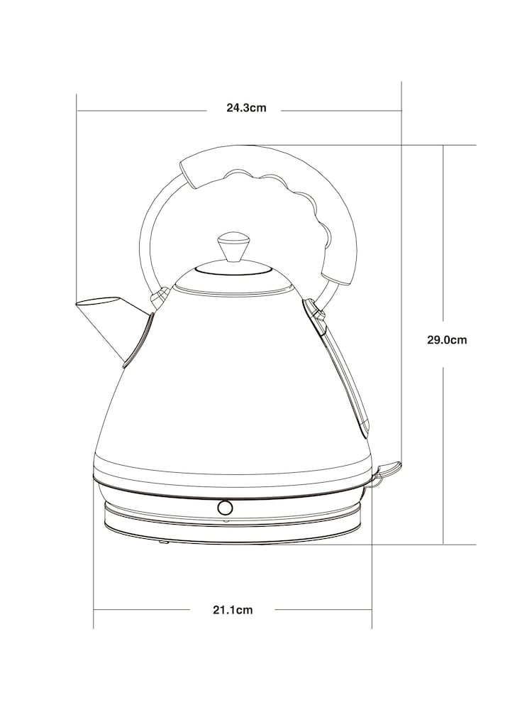 Yellow Pyramid Kettle - Image 6 of 6