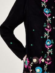 Monsoon – Kurzes Kim-Kleid aus Cord mit Stickerei - Bild 4 von 5