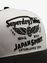 SUPERDRY Black SUPERDRY Mesh Trucker Cap - Image 5 of 5