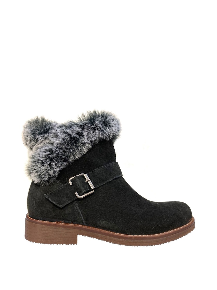 črna - Hush Puppies Hannah črni škornji - Slika 1 iz 5