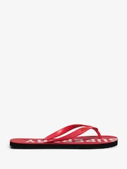 Superdry Red Core Essential Flip Flops - Image 1 of 6
