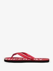 Superdry Red Core Essential Flip Flops - Image 2 of 6