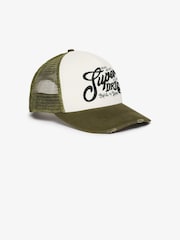 SUPERDRY Green SUPERDRY Mesh Trucker Cap - Image 2 of 5