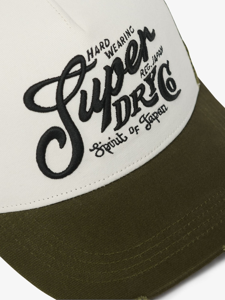 SUPERDRY Green SUPERDRY Mesh Trucker Cap - Image 5 of 5