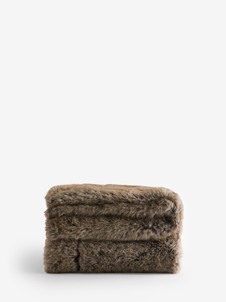Medved Faux Fur Dekorativni prekrivač - Image 4 of 4