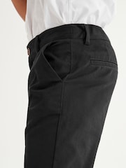 Black Skinny Fit Stretch Chino Trousers (3-17yrs) - Image 4 of 8