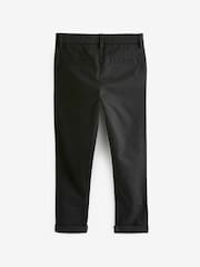 Black Skinny Fit Stretch Chino Trousers (3-17yrs) - Image 7 of 8