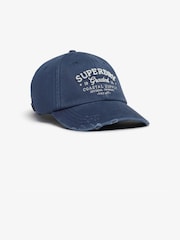 Superdry Blue Vintage Applique Baseball Cap - Image 4 of 6