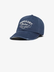 Superdry Blue Vintage Applique Baseball Cap - Image 5 of 6