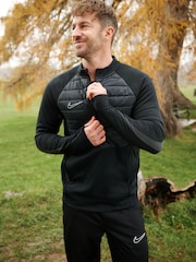 Nike Black Therma-FIT Academy Half Zip Training Top - Image 1 of 5