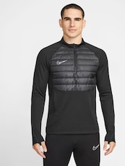 Nike Black Therma-FIT Academy Half Zip Training Top - Image 3 of 5