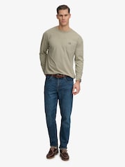 SUPERDRY Green SUPERDRY Long Sleeve Pocket T-Shirt - Image 3 of 8