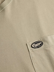 SUPERDRY Green SUPERDRY Long Sleeve Pocket T-Shirt - Image 8 of 8