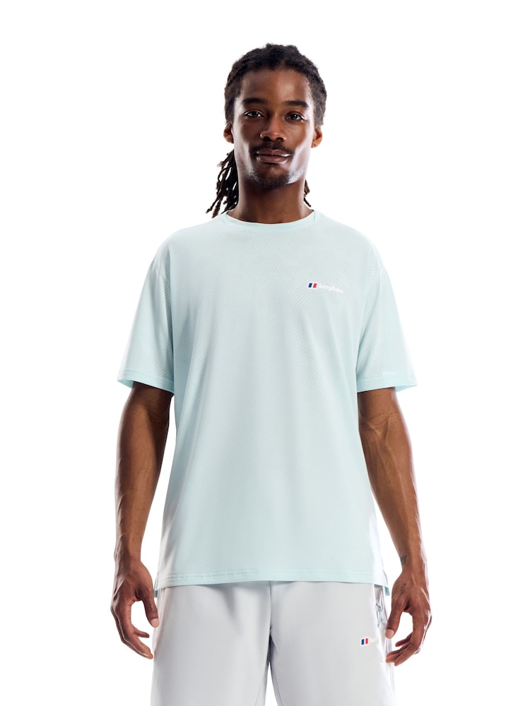 Berghaus Light Blue Dawdon Tech T-Shirt - Image 1 of 5 Berghaus Light Blue Dawdon Tech T-Shirt - Image 1 of 5