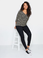 Schwarz - M&co Henley-Oberteil - Bild 2 von 4