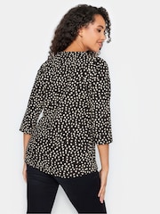 Schwarz - M&co Henley-Oberteil - Bild 3 von 4